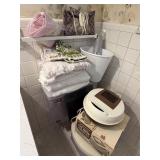 TOWELS BATH MAT WASTE BASKET SCALE HUMIDIFIER