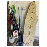 MOPS BROOMS UMBRELLAS IRONING BOARD