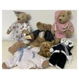 VINTAGE PLUSH TEDDY BEARS LINDA SPIEGEL HEARTLINE
