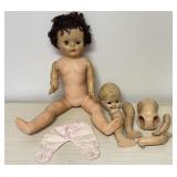 VINTAGE DOLL & DOLL PARTS