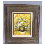 ORIGINAL HELLEN POST PAINTING ON CANVAS FRAMED