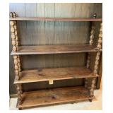 WOOD ETAGERE DISPLAY SHELF BOOK CASE