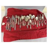 ROYAL SAXONY SILVER PLATE FLATWARE