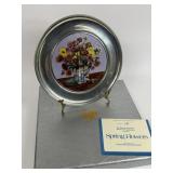 US HISTORICAL SOCIETY STAINED GLASS PLATE JEAN EVE
