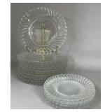 FOSTORIA COLONY DINNER & SALAD PLATES