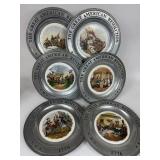 PEWTER BICENTENNIAL COLLECTOR PLATES