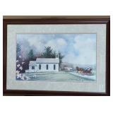VINTAGE SIGNED PRINT EASTER SUNDAY BURTON DYE