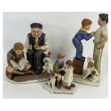 BSA BOY SCOUTS FIGURINES NORMAN ROCKWELL