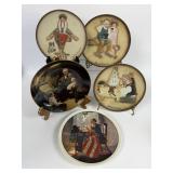 NORMAN ROCKWELL COLLECTIBLE PLATES KNOWLES