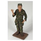 USO CAMOUFLAGE SOLDIER RESIN FIGURINE