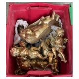 CHRISTMAS DECOR ANGEL CHERUBS