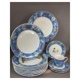 COCA COLA LAUGHING SNOWMAN STONEWARE DISHES