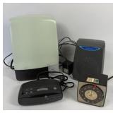 ASSORTED ELECTRONICS WATCH DOG CAREX LIGHT THERAPY