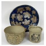 RED WING OVEN WARE PEARSONS OF CHESTERFIELD & TRAY