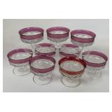 VINTAGE KINGS CROWN SHERBET CHAMPAGNE DISHES