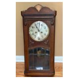 ANTIQUE GERMAN WALL CLOCK