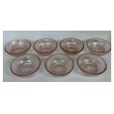 ANCHOR HOCKING QUEEN MARY PINK DEPRESSION GLASS