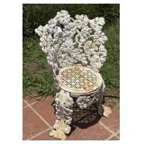 VICTORIAN STYLE CAST IRON GARDEN CHAIR