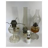 VINTAGE OIL LAMPS ALADDIN