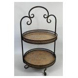 VINTAGE TRACY PORTER 2 TIER DESSERT STAND
