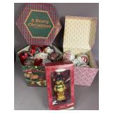 BOXED CHRISTMAS ORNAMENTS CRAYOLA BEARS