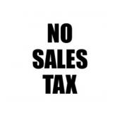 NO SALES TAX