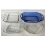GLASS BAKING DISHES BORMIOLI ROCCO ANCHOR FIREKING