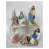 HOMCO CHRISTIAN SCRIPTURE PORCELAIN FIGURINES