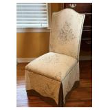 ACG GREEN GRP SKIRTED PARSONS STYLE DINING CHAIR