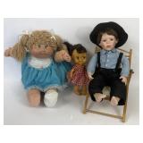 VINTAGE DOLLS CABBAGE PATCH DANBURY MINT AMISH WAY