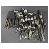 ASSORTED SILVER PLATE FLATWARE