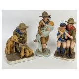 BSA BOY SCOUTS FIGURINES NORMAN ROCKWELL
