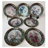 LENA LIU PORCELAIN HUMMINGBIRD TREASURY COLL PLATE