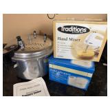 PRESSURE COOKER FOOD CHOPPER & HAND MIXER