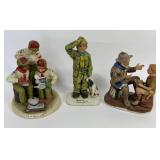 BSA BOY SCOUT COLLECTIBLE FIGURINES NORMAN ROCKWEL