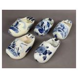 DELFTS HOLLAND CERAMIC ASHTRAYS WOODEN SHOE