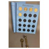 BRASS PHONE DIALER PRESIDENTIAL DOLLAR COINS