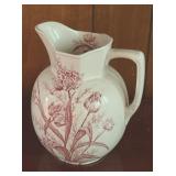 VINTAGE TRANSFERWARE PITCHER 11'