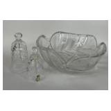 WATERFORD CRYSTAL COLLECTIBLES BELLS & BOWL