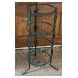 METAL 4 TIER ORGANIZER PLANT STAND FRUIT BASKET