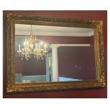 VINTAGE BASSETT MIRROR CO MIRROR W ORNATE FRAME
