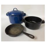 CAST IRON ENAMELWARE EMILE HENRY FLAME POT