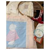 UNFINISHED QUILT TOPS STOCKINGS EMBROIDERY