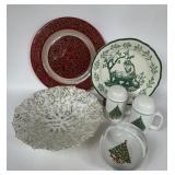 CHRISTMAS PLATTERS SALT & PEPPER PIER ONE