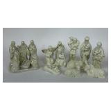 CERAMIC NATIVITY FIGURINES