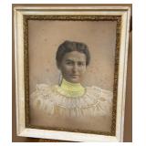 ANTIQUE FRAMED PORTRAIT 20'X24'