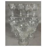 FOSTORIA COLONY STEMMED WATER GOBLETS