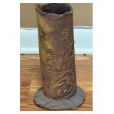 SCHOOLCRAFT CARVED PETROGLYPH POTTERY VASE 10'