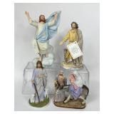 HOMCO CHRISTIAN SCRIPTURE PORCELAIN FIGURINES