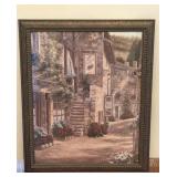 BETSY BROWN TOUT VA BIEN CAFE ART PRINT FRAMED